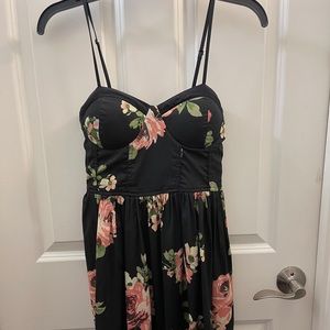 Band of Gypsies black floral dress